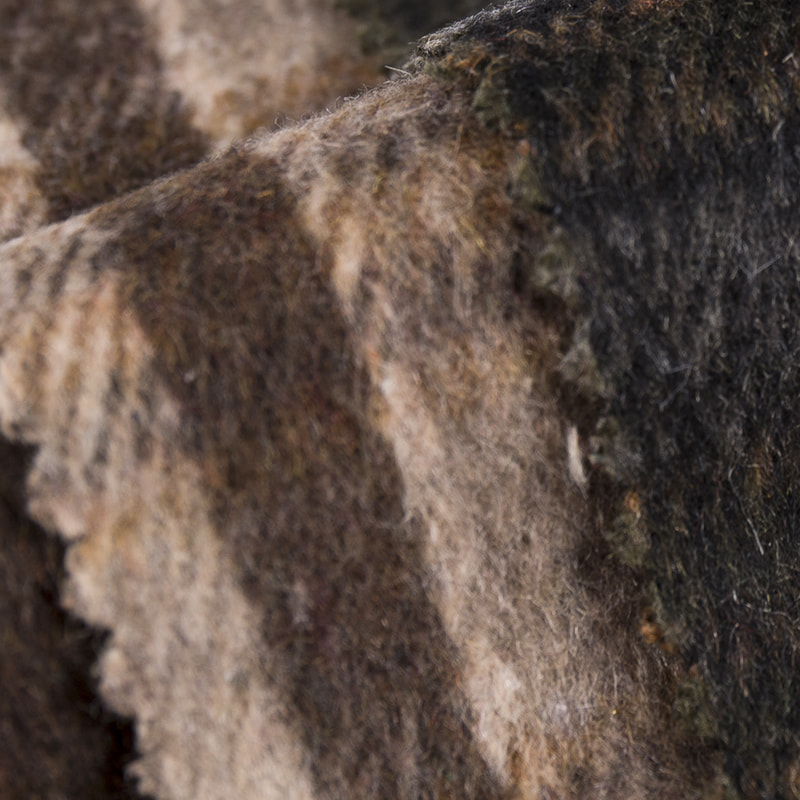 Vlněná tkaná žakárová kostkovaná tvídová tkanina 2394