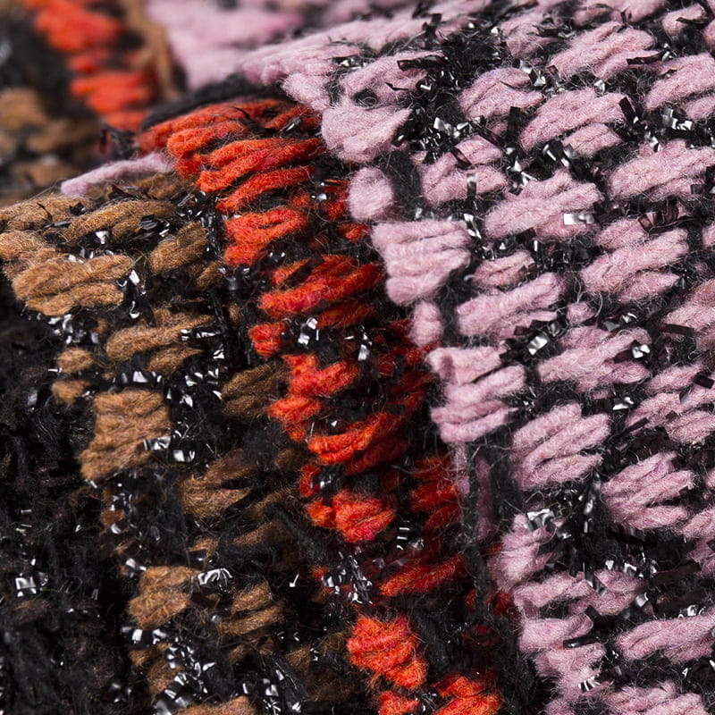 Efektní příze Diamond Check Tweed Fabric 2504