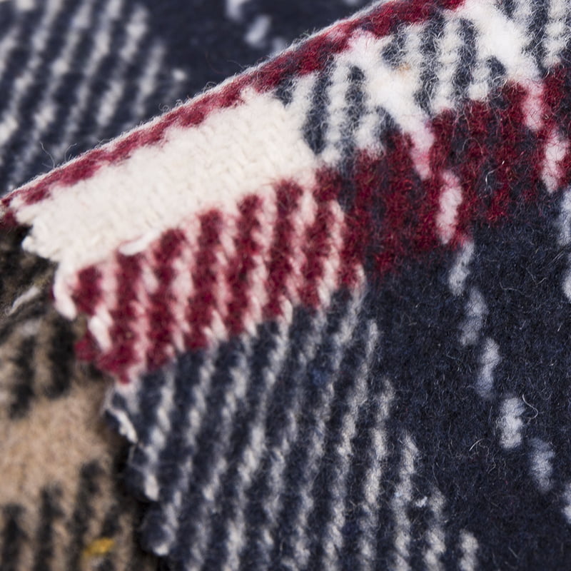 Tartan Plaid Školní oděv Vlněná tvídová tkanina z chemických vláken 2569