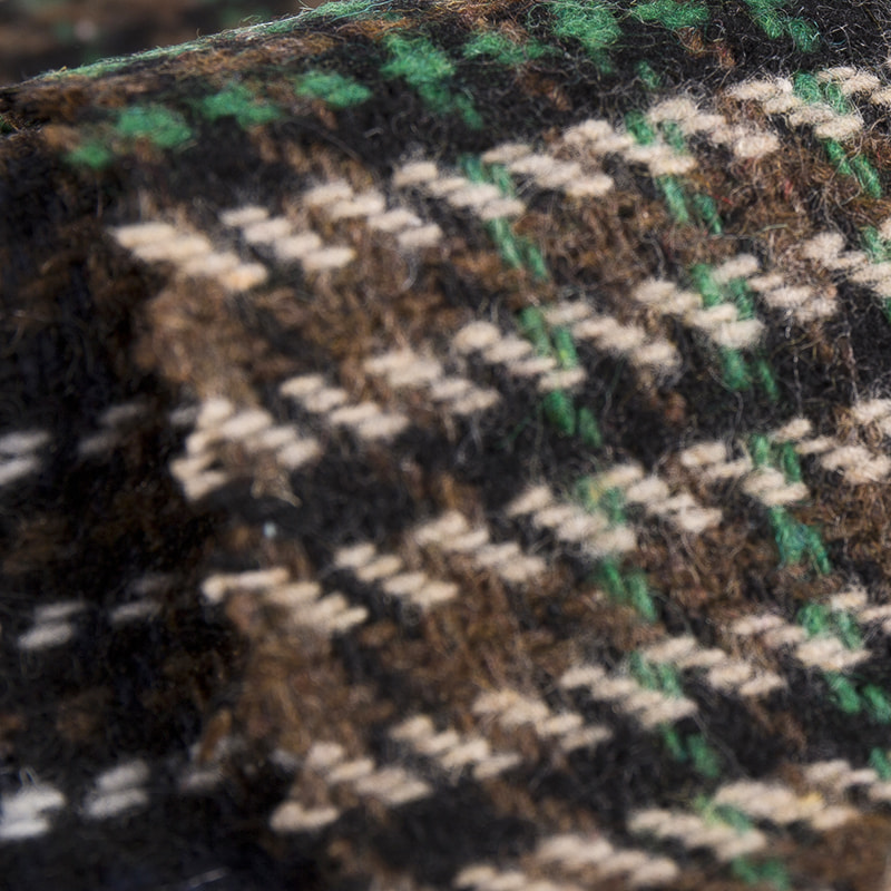 Vlněná tvídová tkanina Houndstooth 2585