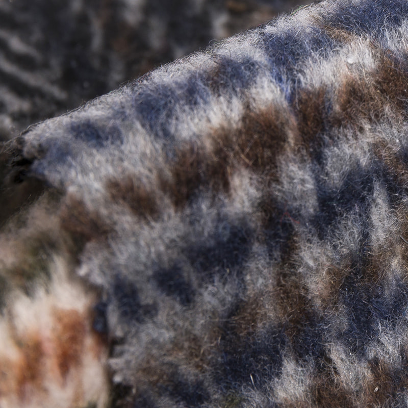 Tartan kostkovaný štětec s rybí kostí vlněný tvíd z chemických vláken 3265