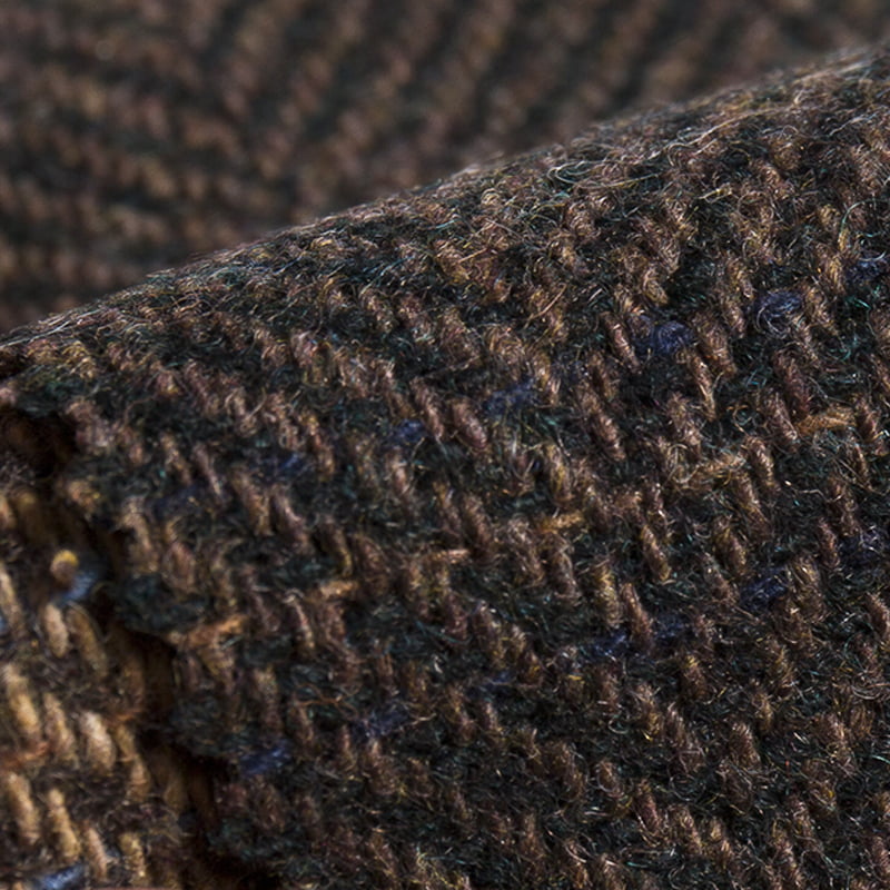 Polyesterová kostkovaná žakárová tkanina rybí kosti 3271