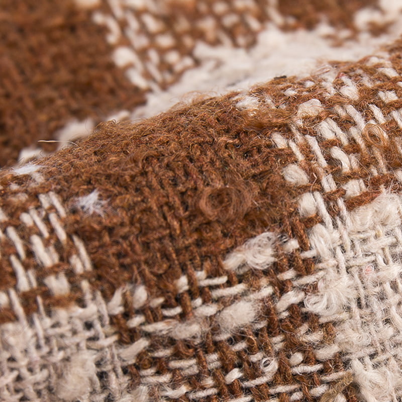 Smyčková příze 10 % vlna 90 % chemická vlákna Tweed Tweed Fabric 3276