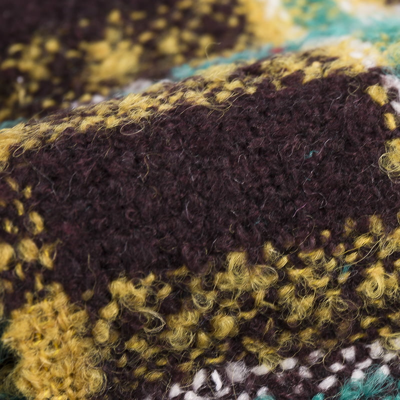 Vlněná tvídová tkanina se žakárovou smyčkou na košile 3427