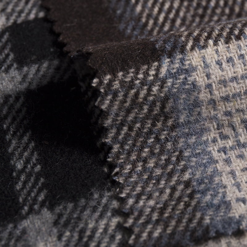 Keprová kostkovaná bavlněná polyesterová žakárová tkanina na oděvy 3540