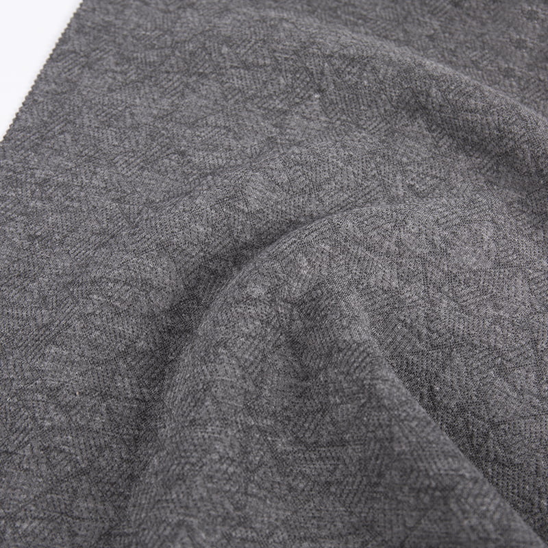 Reliéfní větrný mlýn Pletené Jacquard Polyester Viskóza Spandex Sportovní textilie na oblečení AW23026