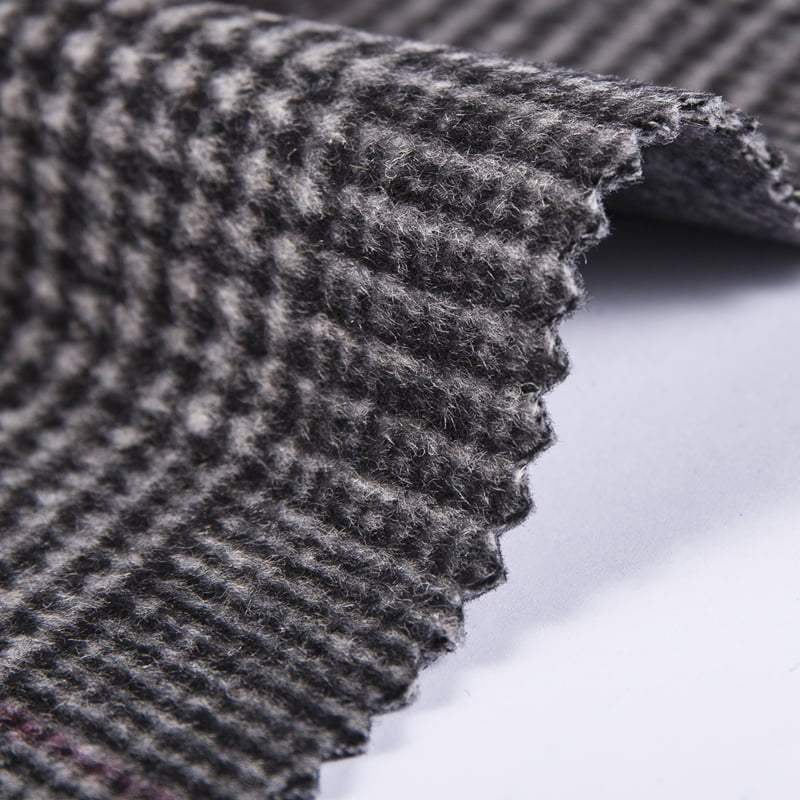 Barvy štětců Glen Check Woven Fleece Fabric SH2407